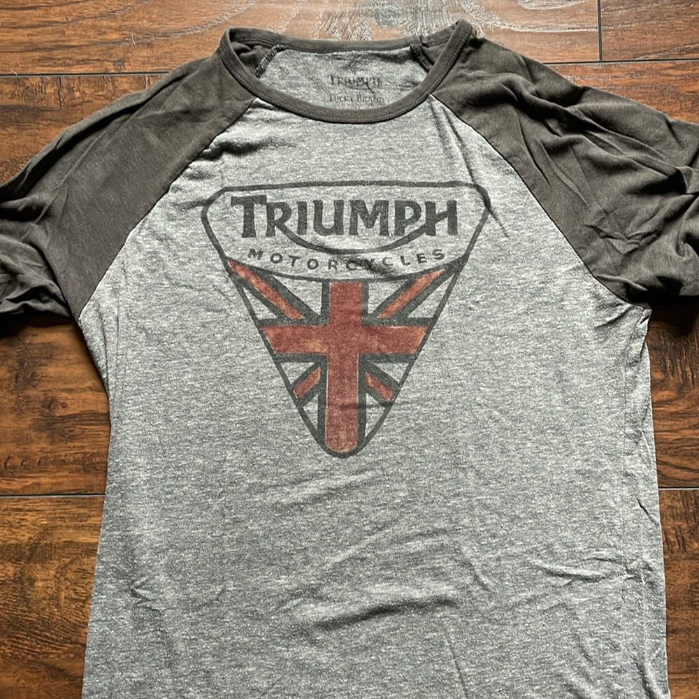 Men’s Lucky Brand Triumph Motorcycle Long Sleeve M/L